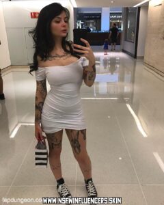 Jessicabeppler Big Caucasian Curvy Body Goth Female